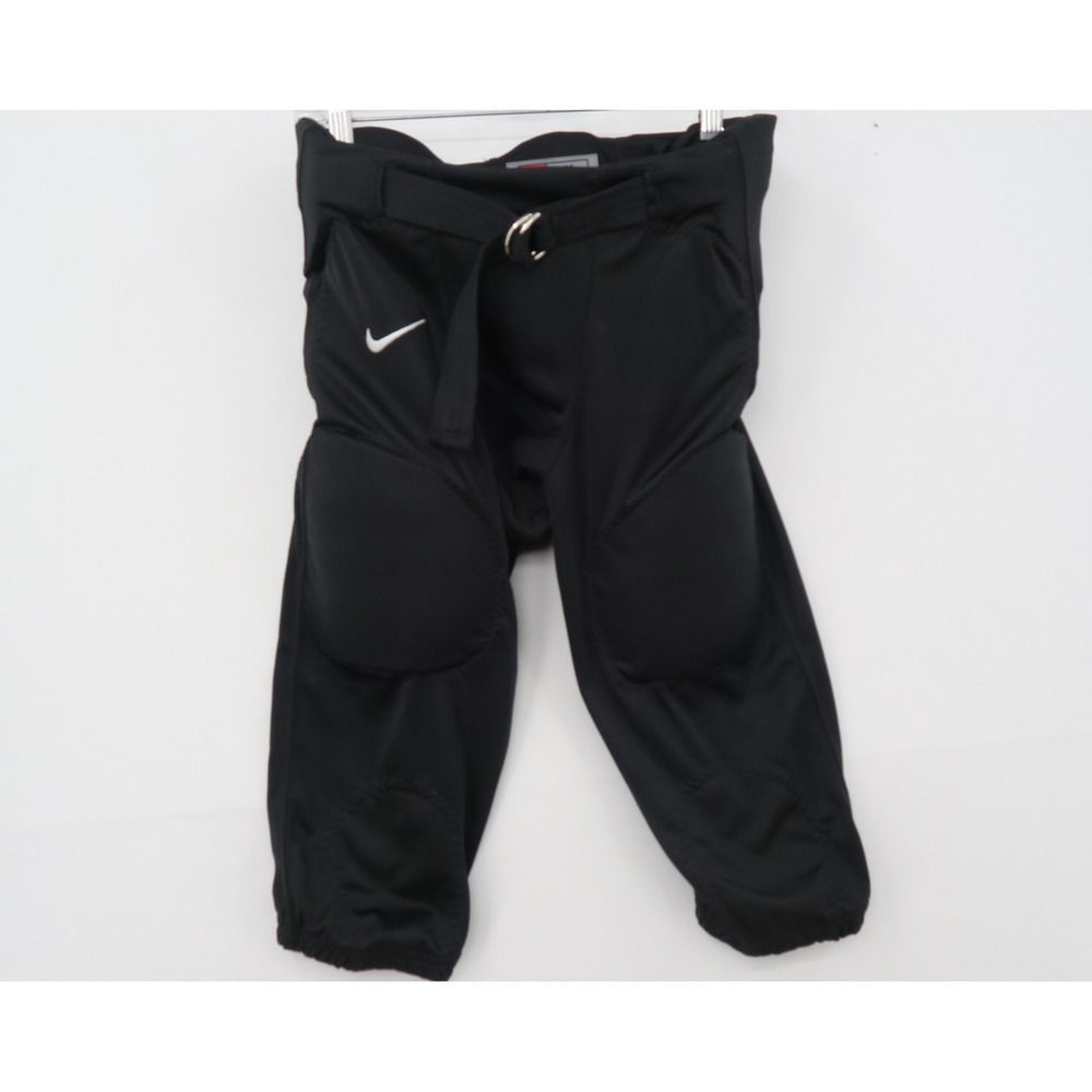 Nike Team Mens XL Integrated Padded Football Pants Black Belted 444546-010